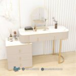 Meja Rias Cermin, Meja Rias Gold, Meja Rias Stainless, Meja Rias Modern, Meja Rias Mewah, Meja Rias Minimalis, Meja Rias Laci, Meja Rias Putih, Meja Rias Terbaru, Meja Rias Royal, Set Meja Rias Stainless Mewah Champagne Top Marmer