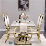 Harga Meja Makan Jepara, Meja Makan Marmer, meja makan mewah, Meja Makan Mewah 8 Kursi, Meja Makan Mewah Stainless, Meja Makan Minimalis, Meja Makan Minimalis Modern, Meja Makan Minimalis Stenlies, Meja Makan Stainless Steel Gold,Top Quality Gold Dining Room Table Set Meja Makan Stainless Gold Marmer Glamour Modern,Acedecor Gold Dining Room Table Set Meja Makan Stainless Gold Marmer Glamour Modern