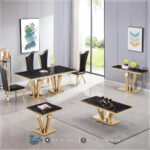 Coffe Table Stainless Meja Marmer Terbaru Ruang Tamu Mewah