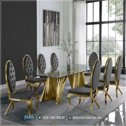 Harga Meja Makan Jepara, Meja Makan Marmer, meja makan mewah, Meja Makan Mewah, Meja Makan Mewah Stainless, Meja Makan Minimalis, Meja Makan Minimalis Modern, Meja Makan Minimalis Stenlies, Meja Makan Stainless,Meja Makan Stainless Mewah Minimalis Glass Table Gold Spiral Base