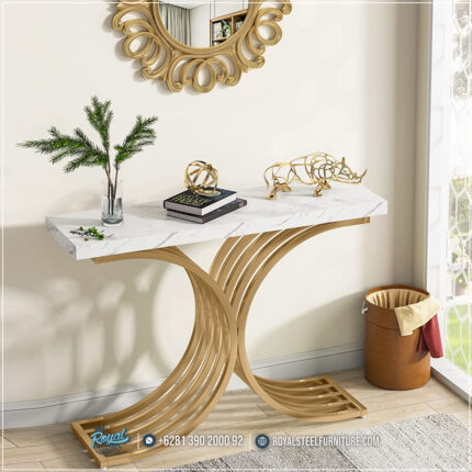 Meja Hias Konsul Industrial, Meja Konsol Mewah, Meja Konsul Besi Gold Tables Marmer Carara, Meja Konsul Jepara, Meja Konsul Marmer 120 Cm Di Royal Steel Furniture Design, Meja Konsul Marmer Minimalis Modern, Meja Konsul Marmer, Meja Konsul Mewah Stainless Top Marmer, Meja Konsul Mewah, Meja Konsul Minimalis Modern, Meja Konsul Minimalis Jepara, Meja Konsul Modern Mewah Stainless Gold Top Marmer White, Meja Konsul Ruang Tamu, Meja Konsul Stainless Top Marmer Carara, Meja Konsul Top Marmer Mewah,Meja Marmer Kaki Stainless Luxury Console Table