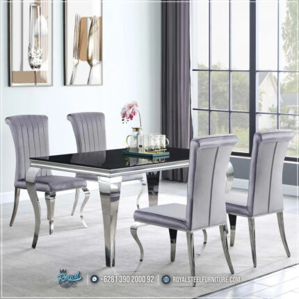 Desain Meja Makan Marmer, Harga Meja Makan Marmer, Jual Meja Makan Marmer, Meja Makan Marmer, Meja Makan Marmer 10 Kursi, Meja Makan Marmer 12 Kursi, Meja Makan Marmer 4 Kursi, Meja Makan Marmer 6 Kursi, Meja Makan Marmer 8 Kursi, Meja Makan Marmer Bulat, Meja Makan Marmer Bundar, Meja Makan Marmer Gold, Meja Makan Marmer Hitam, Meja Makan Marmer Import, Meja Makan Marmer Informa, Meja Makan Marmer Kayu Jati, Meja Makan Marmer Mewah, Meja Makan Marmer Modern, Meja Makan Marmer Oval, Meja Makan Marmer Putih, Meja Makan Marmer Stainless,Meja Stainless Mewah Jepara Dining Set Rectangular Black Glass