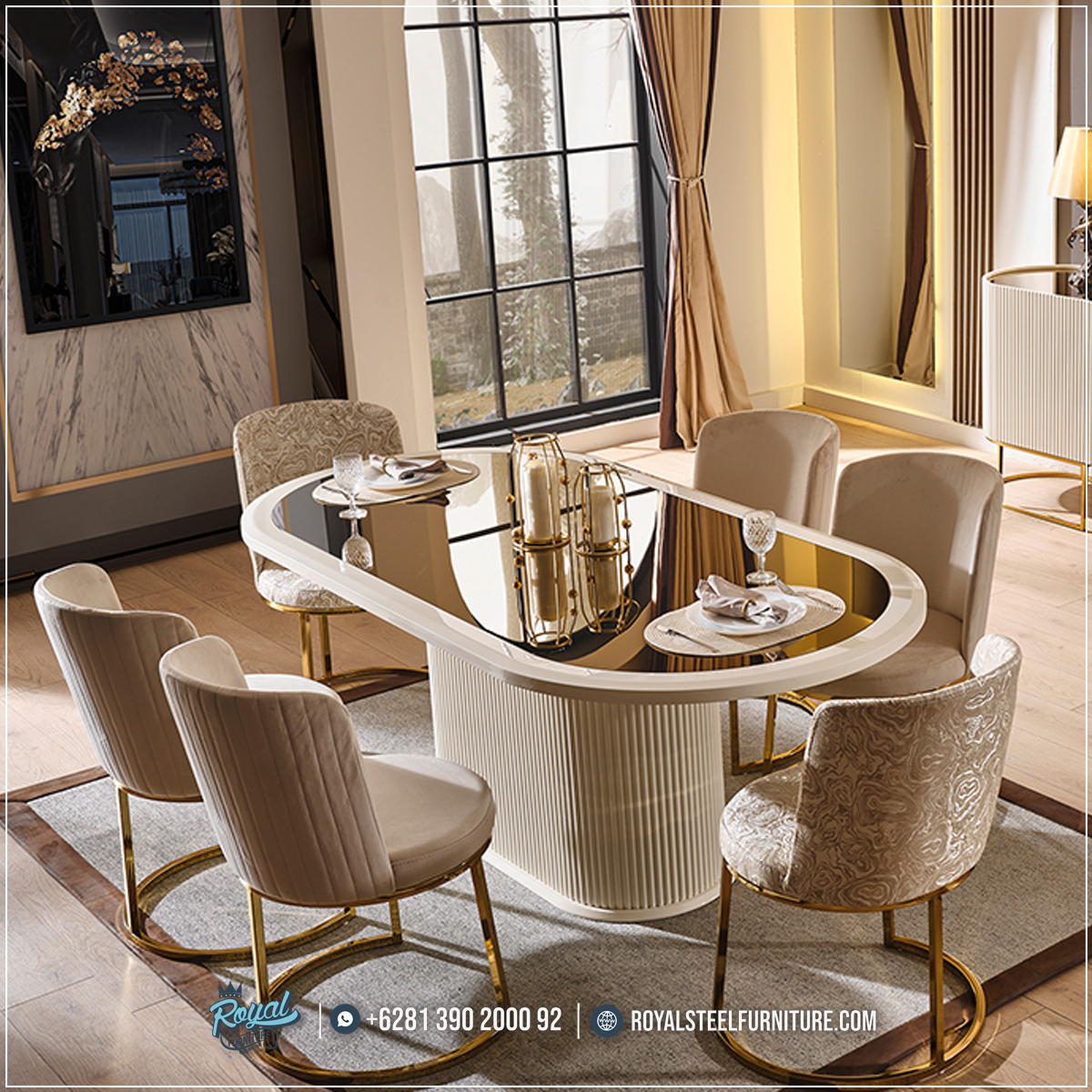 Model Meja Kursi Makan Stainless Gold Mewah Terbaru Gucci Style, Meja Makan Mewah Stainless, Meja Makan Mewah, Meja Makan Minimalis 6 Kursi, Meja Makan Mewah 8 Kursi, Meja Makan Mewah 10 Kursi, Meja Makan Mewah 12 Kursi, Meja Makan Minimalis, Meja Makan Mewah 4 Kursi, Meja Makan Modern Warna Putih, Ruang Makan Mewah, Meja Makan Minimalis Modern, Meja Makan Minimalis Stenlies, Meja Makan Sederhana, Ruang Makan Mewah Dan Luas, Meja Makan Klasik, Meja Makan Mewah Klasik, Model Meja Makan Minimalis Modern, Meja Makan Mewah Stenlies, Meja Makan Klasik Kayu Jati, Model Meja Makan Klasik Terbaru, Set Meja Makan Klasik, Kursi Meja Makan Klasik, Jual Furniture Meja Makan Minimalis, Harga Meja Makan Jepara, Gambar Model Meja Makan Minimalis Terbaru, Dining Set Luxury Minimalis Royal Furniture