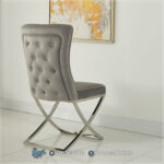 Harga Meja Makan Jepara, Meja Makan Marmer, meja makan mewah, Meja Makan Mewah 4 Kursi, Meja Makan Mewah Stainless, Meja Makan Minimalis, Meja Makan Minimalis Modern, Meja Makan Minimalis Stenlies, Meja Makan Stainless Gold,New Design Dining Chair Stainless Luxury Grey