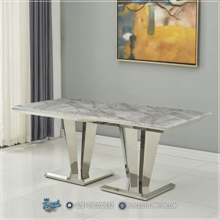 Harga Meja Makan Jepara, Meja Makan Marmer, meja makan mewah, Meja Makan Mewah 4 Kursi, Meja Makan Mewah Stainless, Meja Makan Minimalis, Meja Makan Minimalis Modern, Meja Makan Minimalis Stenlies, Meja Makan Stainless Gold,Rekomendasi Meja Makan Marmer Kaki Silang Stainless Klasik Mewah Jepara
