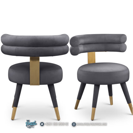 Kursi Kaki Stainless Gold, kursi makan, Kursi Makan Kaki Stainless Gold, kursi makan minimalis, Kursi Makan Minimalis Gold, Kursi Makan Minimalis Kaki Stainless, Kursi Makan Minimalis Kaki Stainless Gold,Kursi Makan Mewah Kaki Stainless Terbaru Fitzroy Upholstered Grey