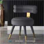 Kursi Kaki Stainless Gold, kursi makan, Kursi Makan Kaki Stainless Gold, kursi makan minimalis, Kursi Makan Minimalis Gold, Kursi Makan Minimalis Kaki Stainless, Kursi Makan Minimalis Kaki Stainless Gold,Kursi Makan Mewah Stainless Terbaru Fitzroy Upholstered Grey