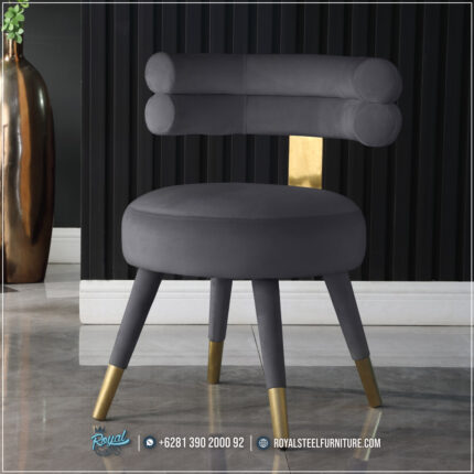 Kursi Kaki Stainless Gold, kursi makan, Kursi Makan Kaki Stainless Gold, kursi makan minimalis, Kursi Makan Minimalis Gold, Kursi Makan Minimalis Kaki Stainless, Kursi Makan Minimalis Kaki Stainless Gold,Kursi Makan Mewah Stainless Terbaru Fitzroy Upholstered Grey