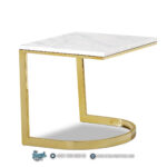 Meja Minimalis, Meja Modern, Meja Stainless, Meja Tamu, Meja Tamu Mewah,Meja Kecil Top Marmer Mewah Stainless Terbaru London Gold Coffee Table