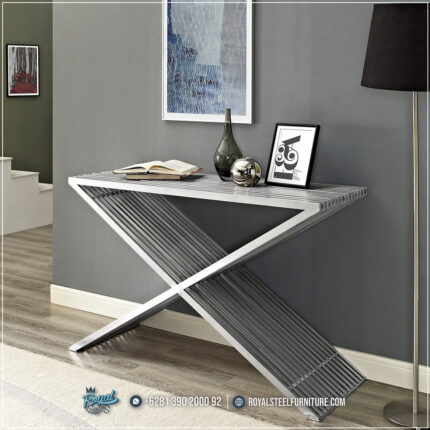 Meja Rias Aesthetic, Meja Rias Artis, Meja Rias Jakarta, Meja Rias Jepara, Meja Rias Mewah Minimalis, Meja Stainless,Meja Konsul Besi Minimalis Stainless Chrome Metalic