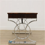 Gambar Meja Kantor, Info Meja Kantor, Kursi Meja Kantor Royal, Meja Direktur Mewah, Meja Kantor Mewah, Meja Kerja Direktur, Meja Kursi Kantor Royal, Set Ruang Kantor,Inspirasi Meja Kerja Kaki Stainless Mewah Rosewood Writing Desk,Inspirasi Meja Kerja Kaki Stainless Mewah 2 Laci,Kaki Stainless Mewah Meja Kerja 2 Laci