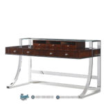 Gambar Meja Kantor, Info Meja Kantor, Kursi Meja Kantor Royal, Meja Direktur Mewah, Meja Kantor Mewah, Meja Kerja Direktur, Meja Kursi Kantor Royal, Set Ruang Kantor,Meja Direktur Kaki Stainless Minimalis Jati Natural Brown,Model Meja Direktur Kaki Stainless Minimalis Jati Natural Brown