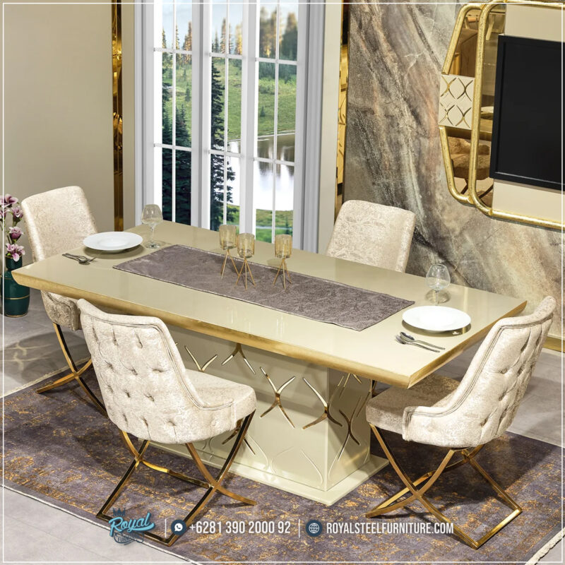 Meja Makan Jepara, Meja Makan Marmer, meja makan mewah, Meja Makan Mewah 4 Kursi, Meja Makan Mewah Stainless, Meja Makan Minimalis, Meja Makan Minimalis Modern, Meja Makan Minimalis Stenlies, Meja Stainless Royal Steel,Set Meja Makan Stainless Minimalis Modern Napoli Mewah Terbaru