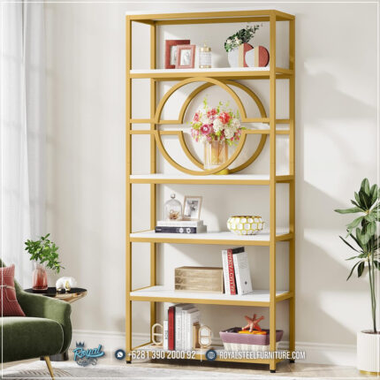 Rak Minimalis, Rak Buku Minimalis, Rak Buku Stainless Steel, Rak Buku Stainless, Rak Stainless 3 Susun, Rak Stainless 4 Susun, Rak Stainless Steel, Rak Stainless, Rak Susun Stainless,Rak Buku Stailess Modern Gold Mewah Metal Book Shelf