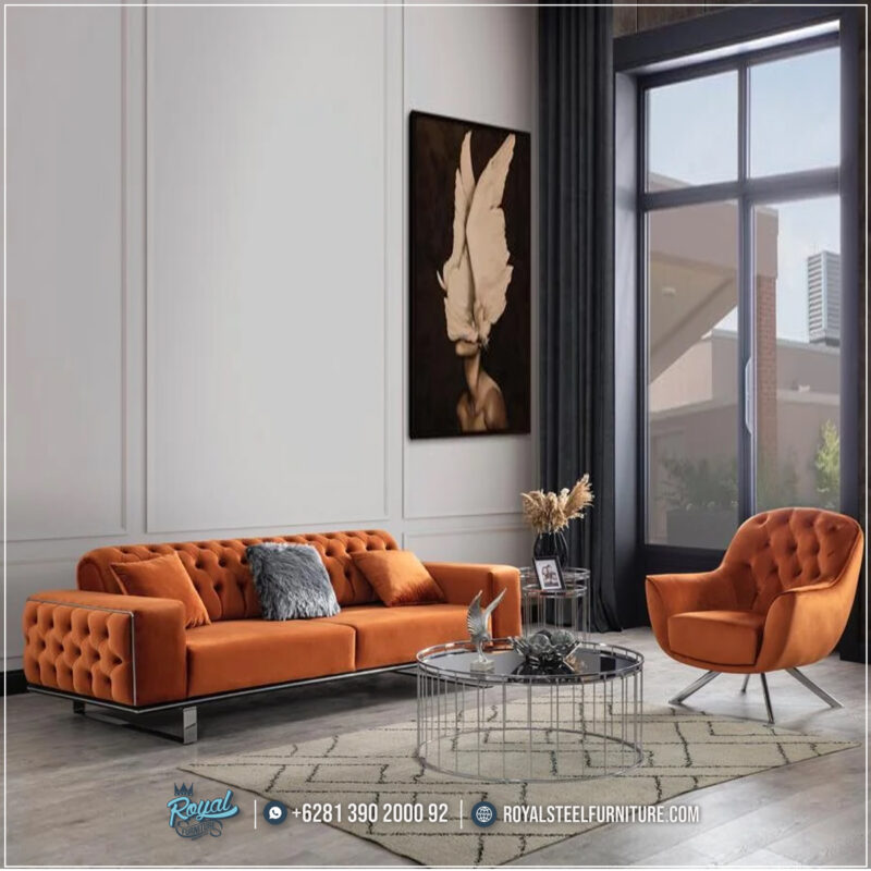 Desain Sofa Stainless, Stainless Gold Sofa, Kursi Sofa Bed, Kursi Tamu Minimalis, Luxury Sofa, Sofa Beludru, Sofa Bludru, Sofa Kaki Stainless, Sofa Minimalis, Sofa Santai, Stainless Steel, Sofa Tamu Mewah Modern, Kursi Tamu Sofa Royal Jepara,Sofa Rumah Mewah Minimalis Kaki Stainless Steel
