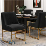 Furniture Stainless Steel, Kursi Makan Jepara, Kursi Makan Minimalis, Kursi Makan Modern, Kursi Makan Stainless, Kursi Makan Terbaru, Kursi Stainless, Kursi Stainless SteelZanthia Kursi Makan Stainless Mewah Model Terbaru