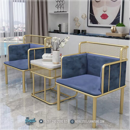 Kursi Sofa Tamu Mewah, Kursi Teras Mewah, Set Sofa Stainless Terbaru, Set Sofa Tamu Mewah, Set Sofa Teras Mewah, Sofa Hotel Mewah, Sofa Kamar Tidur, Sofa Lobby Hotel, Sofa Mewah, Sofa Minimalis, Sofa Modern, Sofa Stainless Gold, Sofa Teras,Accent Chair Minimalis Stainless Steel