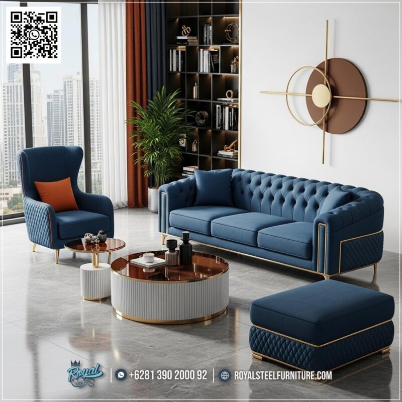 Model Sofa Tamu Mewah Rangka Stainless Modern Warna Jok Biru Harga Sofa Tamu, Kursi Ruang Tamu, Kursi Sofa Minimalis, Kursi Sofa Tamu, Model Sofa Minimalis, Model Sofa Tamu, Sofa Minimalis L, Sofa Minimalis Modern, Sofa Minimalis Terbaru, Sofa Ruang Tamu, Sofa Tamu Ikea, Sofa Tamu Informa, Sofa Tamu Kayu Jati, Sofa Tamu Kulit, Sofa Tamu Minimalis, Sofa Tamu Sudut,Kursi Sofa Tamu Mewah Rangka Stainless Modern Warna Jok Biru