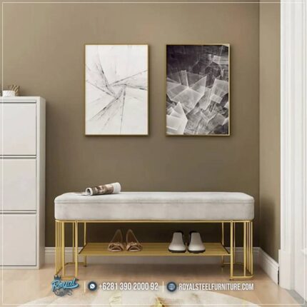Ottomans, Benches, Stools, Rak Sepatu Sekaligus Tempat Duduk, Rak Sepatu Sekaligus Kursi, Kursi Rak Sepatu Unik, Rak Sepatu Besi Unik, Rak Sepatu Tempat Duduk, Rak Sepatu Aluminium, Rak Sepatu Duduk, Rak Sepatu Sofa, Kursi Rak Sepatu Besi, Sofa Stainless, Rak Stainless, Sofa Bench, Bench Sofa Rak Sepatu Stainless Gold
