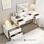 Meja Rias Cermin, Meja Rias Gold, Meja Rias Stainless, Meja Rias Modern, Meja Rias Mewah, Meja Rias Minimalis, Meja Rias Laci, Meja Rias Putih, Meja Rias Terbaru, Meja Rias Royal, Best Desain Multifungsi Meja Rias Modern Minimalis Kaki Stainless
