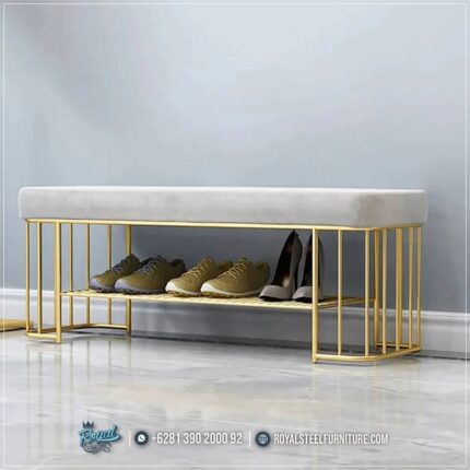 Ottomans, Benches, Stools, Rak Sepatu Sekaligus Tempat Duduk, Rak Sepatu Sekaligus Kursi, Kursi Rak Sepatu Unik, Rak Sepatu Besi Unik, Rak Sepatu Tempat Duduk, Rak Sepatu Aluminium, Rak Sepatu Duduk, Rak Sepatu Sofa, Kursi Rak Sepatu Besi, Sofa Stainless, Rak Stainless, Sofa Bench, Desain Sofa Rak Sepatu Stainless Gold