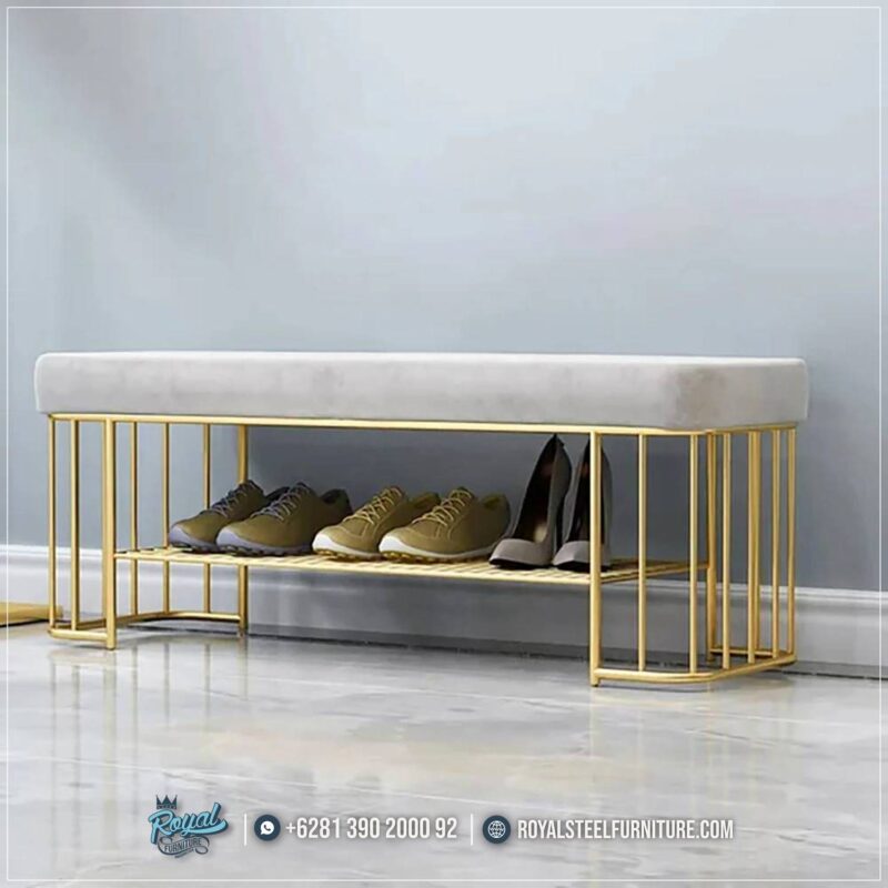 Ottomans, Benches, Stools, Rak Sepatu Sekaligus Tempat Duduk, Rak Sepatu Sekaligus Kursi, Kursi Rak Sepatu Unik, Rak Sepatu Besi Unik, Rak Sepatu Tempat Duduk, Rak Sepatu Aluminium, Rak Sepatu Duduk, Rak Sepatu Sofa, Kursi Rak Sepatu Besi, Sofa Stainless, Rak Stainless, Sofa Bench, Desain Sofa Rak Sepatu Stainless Gold