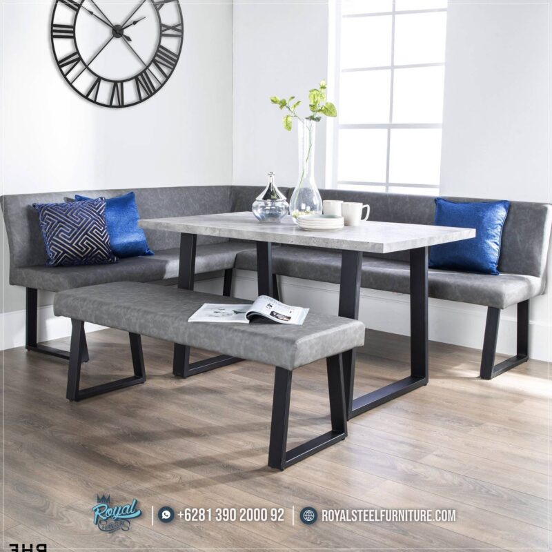 Meja Makan Jepara Furniture Cafe Mewah Insdustrial