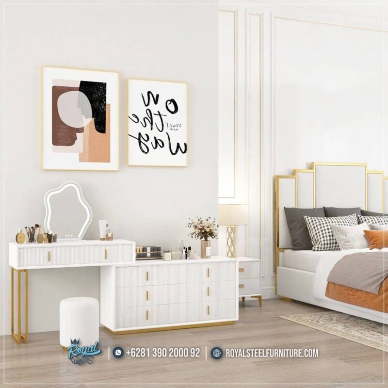 Meja Rias Cermin, Meja Rias Gold, Meja Rias Stainless, Meja Rias Modern, Meja Rias Mewah, Meja Rias Minimalis, Meja Rias Laci, Meja Rias Putih, Meja Rias Terbaru, Meja Rias Royal,Meja Rias Mewah Stainless Modern Bedroom Design