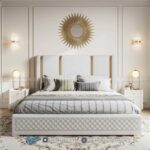 Model Tempat Tidur Minimalis Stainless Jepara Mewah Gold