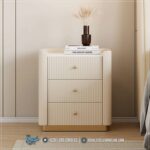 Nakas Tempat Tidur Minimalis Stainless Jepara Mewah Gold