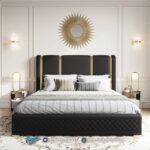 Set Tempat Tidur Minimalis Stainless Jepara Mewah Gold