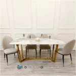 Meja Makan Marmer, Meja Makan Marmer 4 Kursi, Meja Makan Marmer 6 Kursi, Meja Makan Marmer 8 Kursi, Meja Makan Marmer Bulat, Meja Makan Marmer Import, Meja Makan Marmer Informa, Meja Makan Marmer Mewah, Meja Makan Marmer Modern, Meja Makan Marmer Oval, Meja Makan Marmer Putih, Model Kursi Makan Mewah Stainless, Jual Meja Makan Marmer, Dining Set Meja Makan Marmer Mewah Lucia 4 Kursi Cafe Jepara