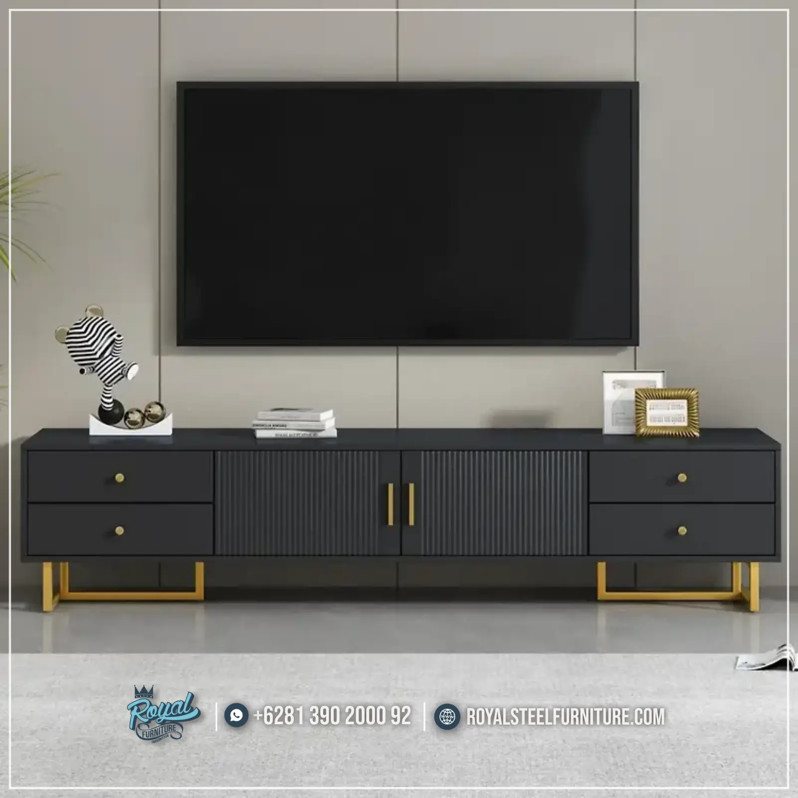 Desain Media Console Stainless Kabinet TV Minimalis Terbaru Desain Media Console Stainless Kabinet TV Minimalis Terbaru