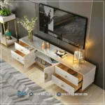 Laci Bufet TV Kaki Stainless Gold Minimalis Modern, Bufet Tv Jati, Bufet tv Minimalis, Bufet tv Modern, Bufet Tv Stainless, Bufet Tv Terbaru, Meja Dresser Elegan, Meja Dresser Kaki Stainless, Meja Dresser Modern, Meja Dresser Stainless, Meja Dresser Terbaru