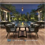 Set Meja Kursi Cafe Restoran Modern Mewah