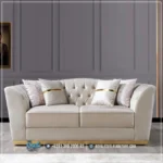 Sofa 2 Dudukan Kaki Stainless Gold