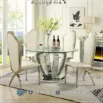 Jual Meja Kursi Makan Stainless Modern Jepara