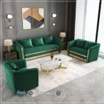 Set Sofa Tamu Mewah Stainless Frameless Modern