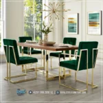 Dining Set Kursi Meja Ruang Makan Stainless Steel Jepara