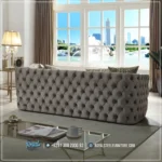 Model Sofa Chesterfield Stainless Living Room Set