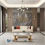 Sofa Meja Modern Luxury Aksen Stainless Gold