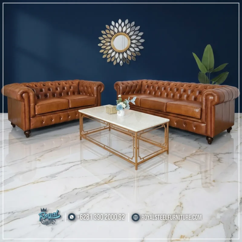 Sofa Tamu Kulit Meja Stainless Modern Sofa Tamu Kulit Meja Stainless Modern