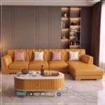 Kursi Sofa Stainless Minimalis Model Sudut