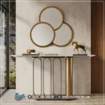Catalina Style Console Table Mewah Stainless Modern