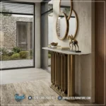 Catalina Style Console Table Mewah Stainless Modern Jepara