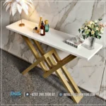 Jual Meja Konsul Minimalis Jepara Luxury Industial Style