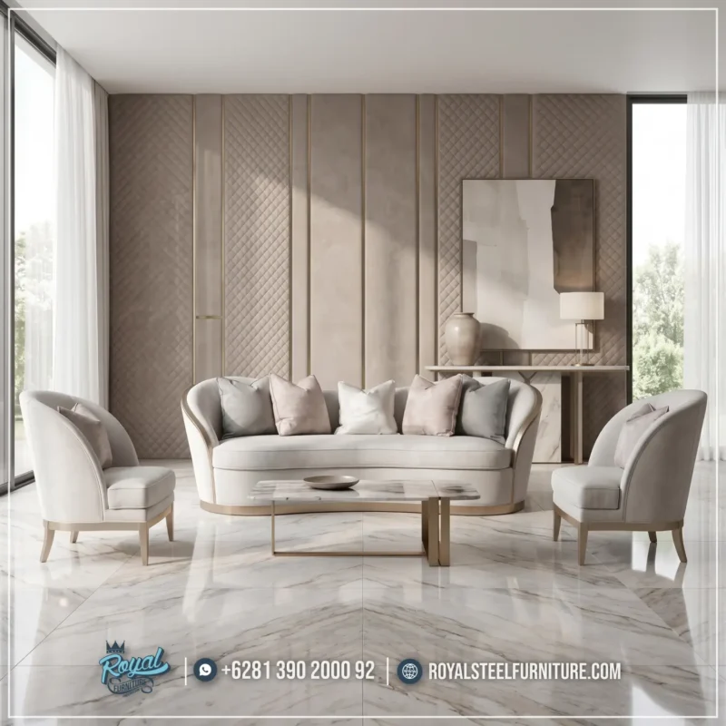 Sofa Modern Mewah Ruang Tamu Minimalis Eropa